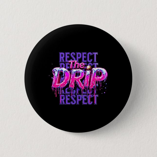Respektera droppen Bysebyll Droppande Glass Drip  Knapp (Framsida)