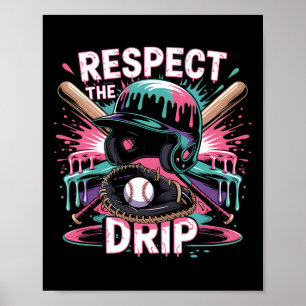 Respektera droppen Bysebyll Glass Drip Hjälm Av Poster