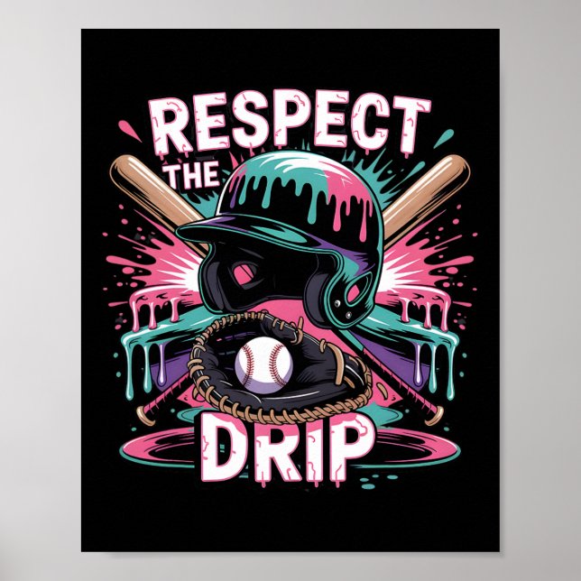 Respektera droppen Bysebyll Glass Drip Hjälm Av Poster (Framsidan)