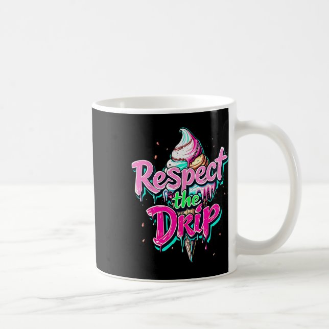 Respektera droppen Bysebyll Glasskägla Drip Män  Kaffemugg (Höger)