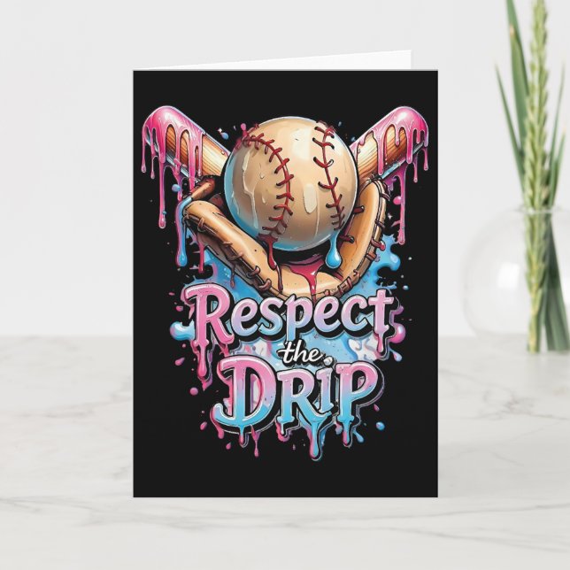 Respektera droppen Bysebyll Home Plate Glassis Dri Kort (Framsida)