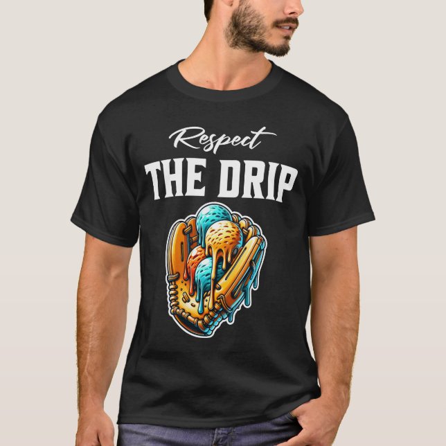 Respektera droppen t shirt (Framsida)
