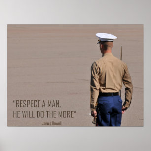 Respektera en man Poster