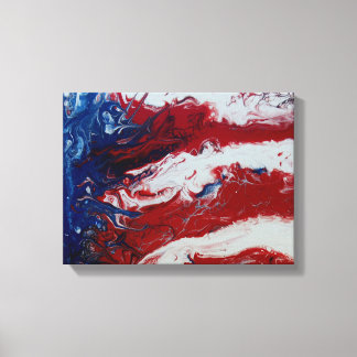 Respektera Flagga Canvastryck