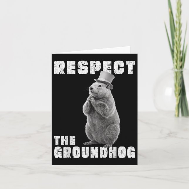 Respektera Groundhog Day Respektera Groundhog _1 Kort (Framsida)
