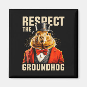 Respektera Groundhog Ground Hog Day Manar Women Ho Magnet