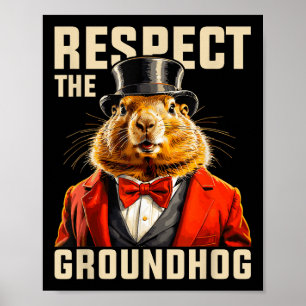 Respektera Groundhog Ground Hog Day Manar Women Ho Poster