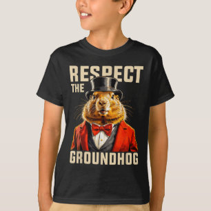 Respektera Groundhog Ground Hog Day Manar Women Ho T Shirt