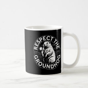 Respektera Groundhog Män Kvinnor Barn Ground Hog D Kaffemugg