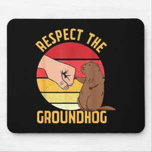 Respektera Groundhog Tröja Rolig Woodchuck Mark Musmatta