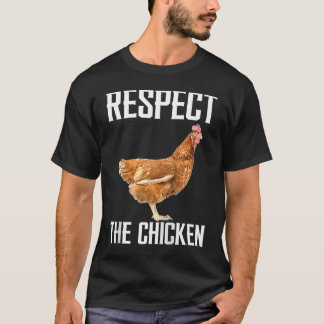 Respektera hönsgårdsdjuret för Chicken Raglan T Shirt