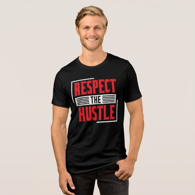 Respektera Hustle T Shirt (Framsida Full)