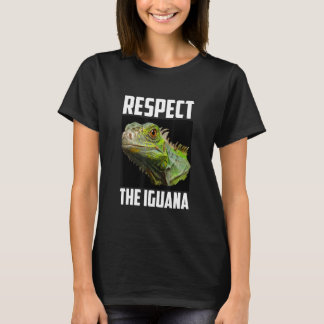 Respektera Iguana Photo Reptile Lizard Animal Nov T Shirt