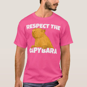 Respektera kapybara t shirt