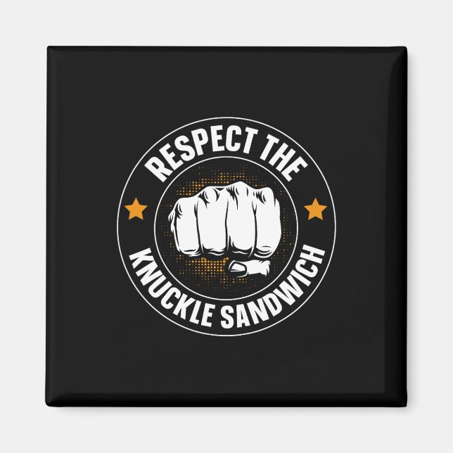 Respektera Knuckle Sandwich Magnet (Framsidan)