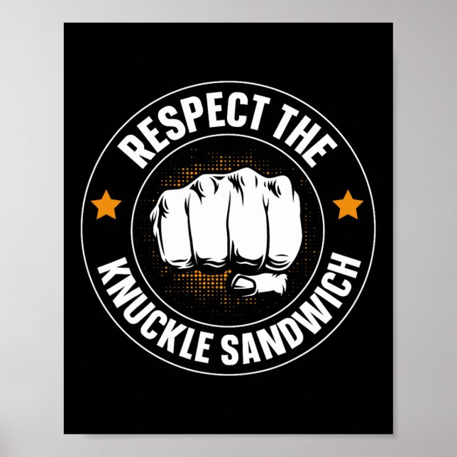 Respektera Knuckle Sandwich Poster (Framsidan)
