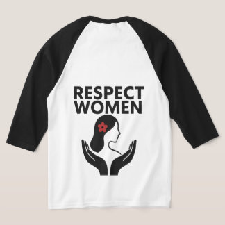Respektera kvinna t shirt