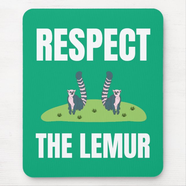 Respektera lemur musmatta (Framsidan)