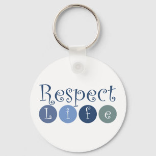 Respektera livscykeln nyckelring