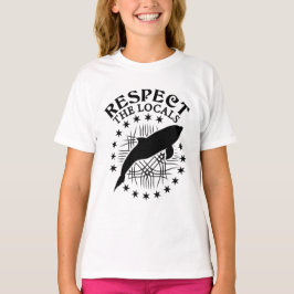 Respektera lokalerna - notan för delfiner Älskare T Shirt