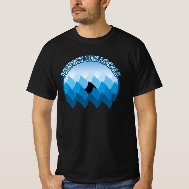 Respektera lokalerna - Öka medvetenheten T Shirt (Framsida)