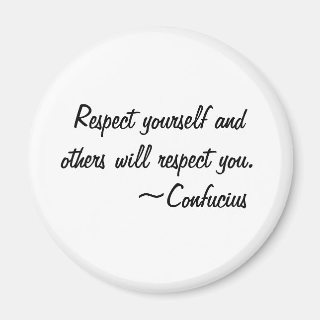 respektera magnet (Framsidan)