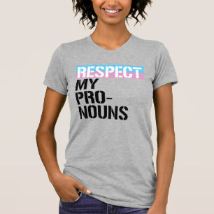 Respektera mina pronomen t shirt