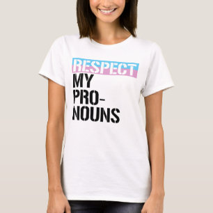 Respektera mina pronomen t shirt