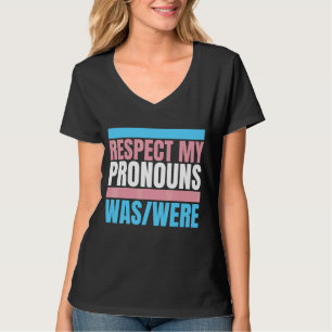 Respektera mina utfästelser var Transgender Flagga T Shirt