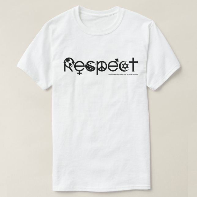 Respektera Moder Jord - Återvinn Rädda Planeten Tröja (Design framsida)