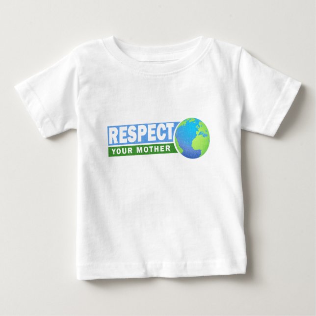 Respektera Mor - Jorddagen - Tee Shirt (Framsida)