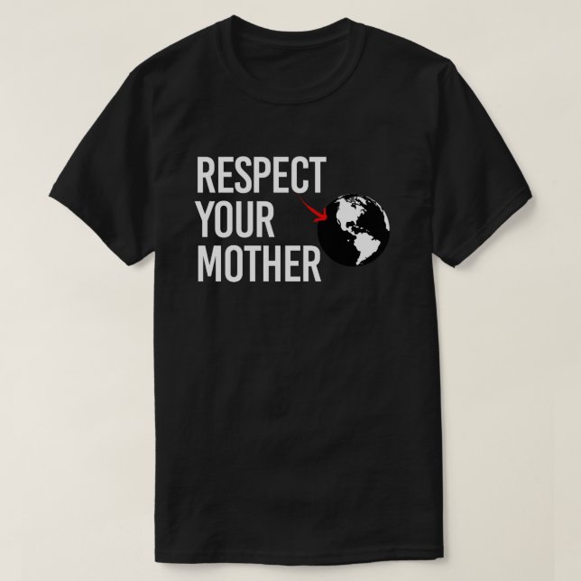 Respektera Mor T Shirt (Design framsida)