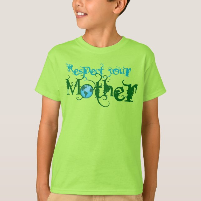 Respektera Mor Tee Shirt (Framsida)