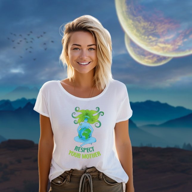 Respektera mor, Vegan Activism T Shirt (Skapare uppladdad)