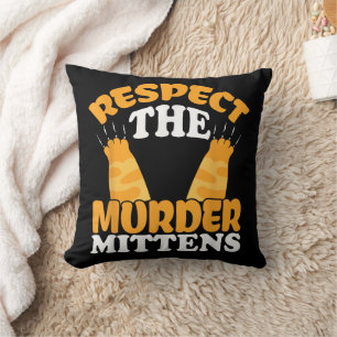 Respektera Mordstrumpor Kattägare Kattälskare Kit Kudde