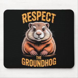 Respektera Murmeldagen Rolig Punxsutawney Phil Hol Musmatta