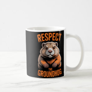 Respektera Murmeldagen Rolig Semester Punxsutawney Kaffemugg