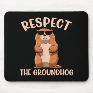 Respektera Murmeldjuret -Marmot Jordnötterdagen Musmatta