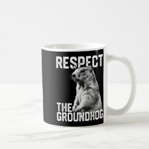 Respektera Murmeldjuret Roligt Groundhog Day Djurä Kaffemugg