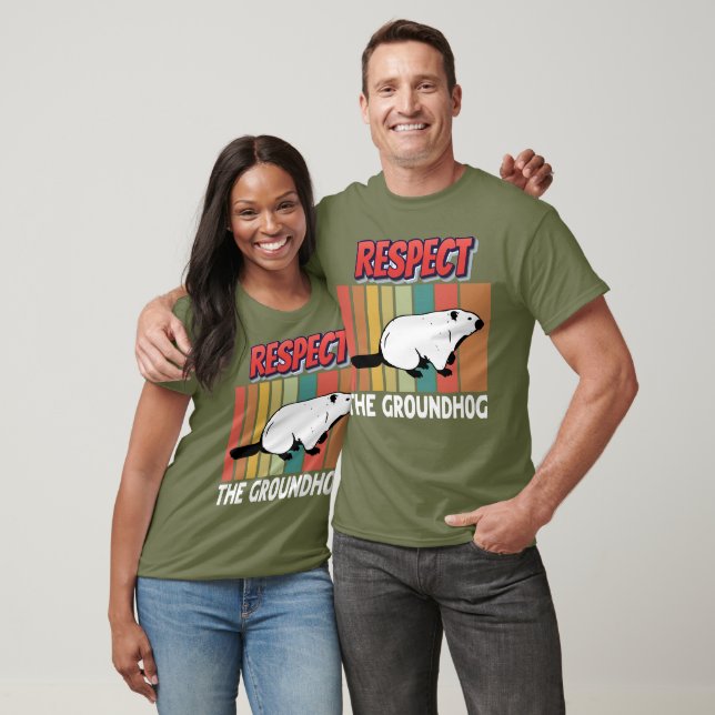 Respektera Murmeldjuret  T Shirt (Unisex)