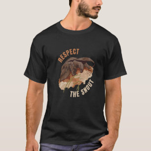 Respektera notan för ett ångerdjur t shirt