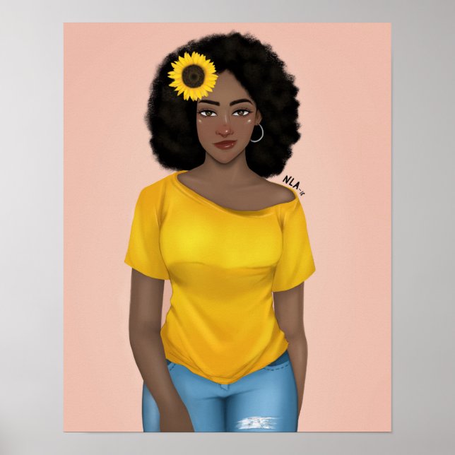 Respektera och skydda svarta kvinnor poster (Framsidan)