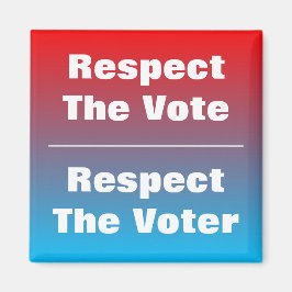 Respektera omröstningen och omröstningen magnet