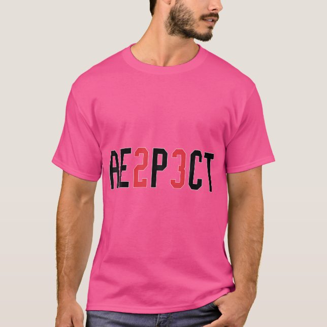 Respektera Perfekten för basketspelare T Shirt (Framsida)