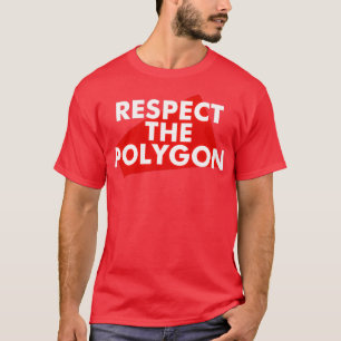 Respektera polygonen t shirt