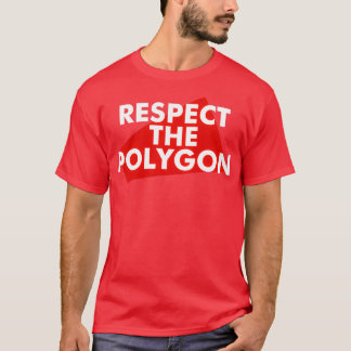 Respektera polygonen t shirt