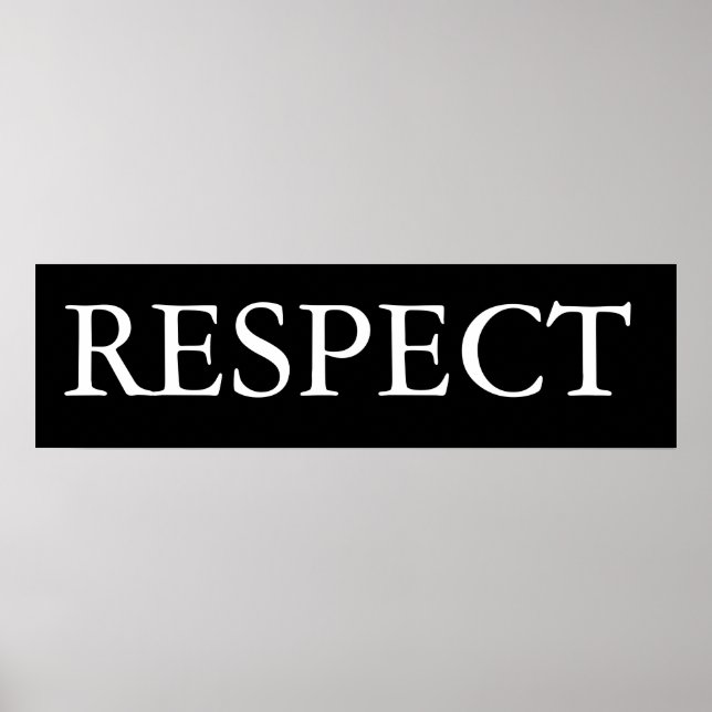 respektera poster (Framsidan)