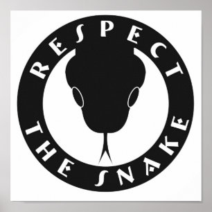 Respektera Poster av orm