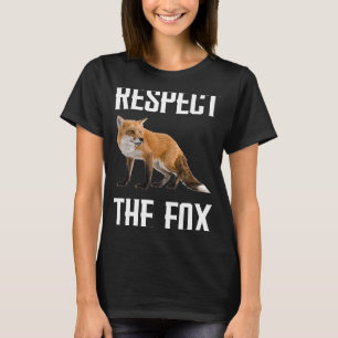 Respektera rävdjurens zookeeper för räv Vild T Shirt