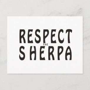 Respektera Sherpa Vykort